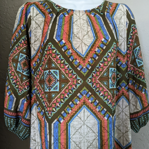Glam Size Small Hippie Style Pullover Dress. - Picture 2 of 4